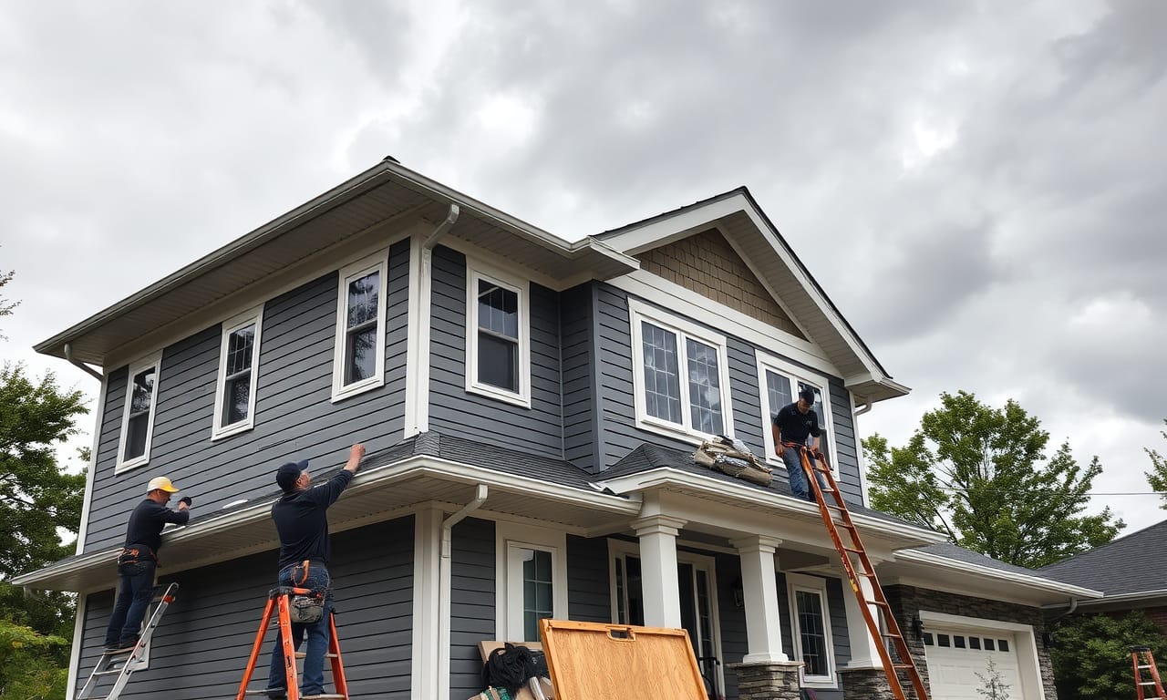 Professional exterior renovation by Pine Ridge Building Services