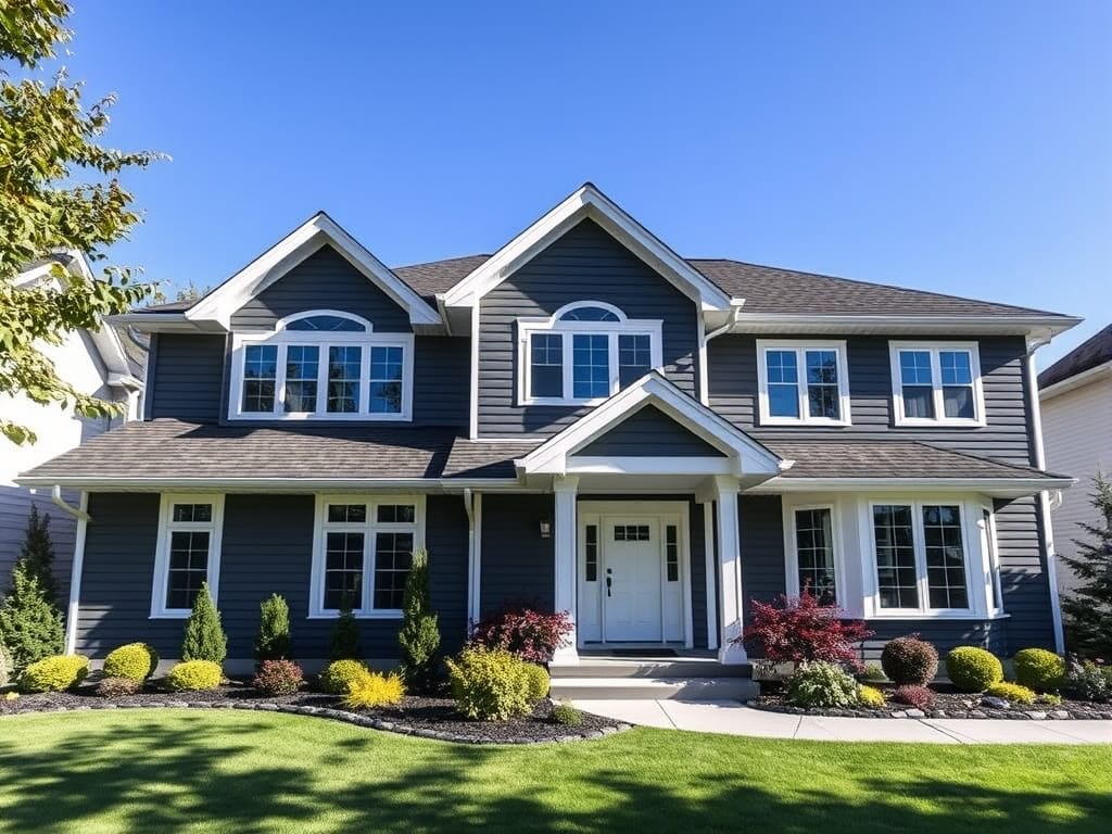 After: Beautiful new vinyl siding installation